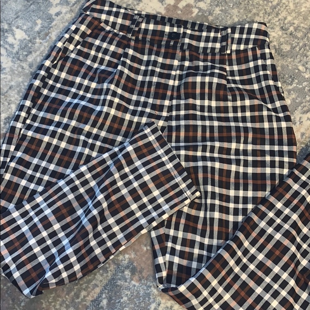 Plaid pants! Worn once